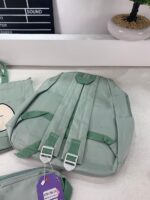 ⁦Ensemble de Sacs Snorlax 3Pcs Design Kawaii Vert – حقيبة مدرسية 3 قطع لون أخضر⁩ - الصورة ⁦6⁩