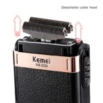 ⁦Kemei Rasoir Électrique Double Lame KM-2024 – ماكينة حلاقة كهربائية بشفرة مزدوجة⁩ - الصورة ⁦2⁩