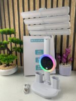 ⁦Lampe de Bureau LED Ambiante avec Alarme et Lumière RGB – مصباح مكتب ومنبه بأضواء ملونة⁩ - الصورة ⁦9⁩
