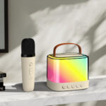 ⁦Microphone karaoké sans fil multifonctionnel haut-parleur Bluetooth (U16)⁩ - الصورة ⁦3⁩