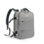 Sac à dos de voyage grande capacité avec plusieurs compartiments extensible L-263 - Gris