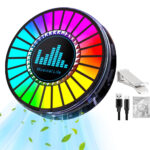 ⁦Humidificateur et Lumière d’ambiance colorées avec capteur de son RGB 1Pcs⁩ - الصورة ⁦2⁩