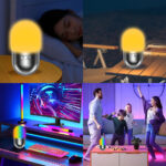 ⁦Lampe de camping rechargeable avec changement de couleur RVB – مصباح تخييم ملون⁩ - الصورة ⁦7⁩
