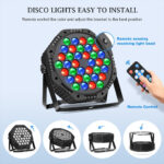 ⁦Projecteur Stroboscope LED RVB 36 LED avec Télécommande – جهاز الألعاب الضوئية⁩ - الصورة ⁦7⁩
