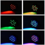 ⁦Projecteur Stroboscope LED RVB 36 LED avec Télécommande – جهاز الألعاب الضوئية⁩ - الصورة ⁦3⁩