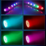 ⁦Projecteur Stroboscope LED RVB 36 LED avec Télécommande – جهاز الألعاب الضوئية⁩ - الصورة ⁦2⁩