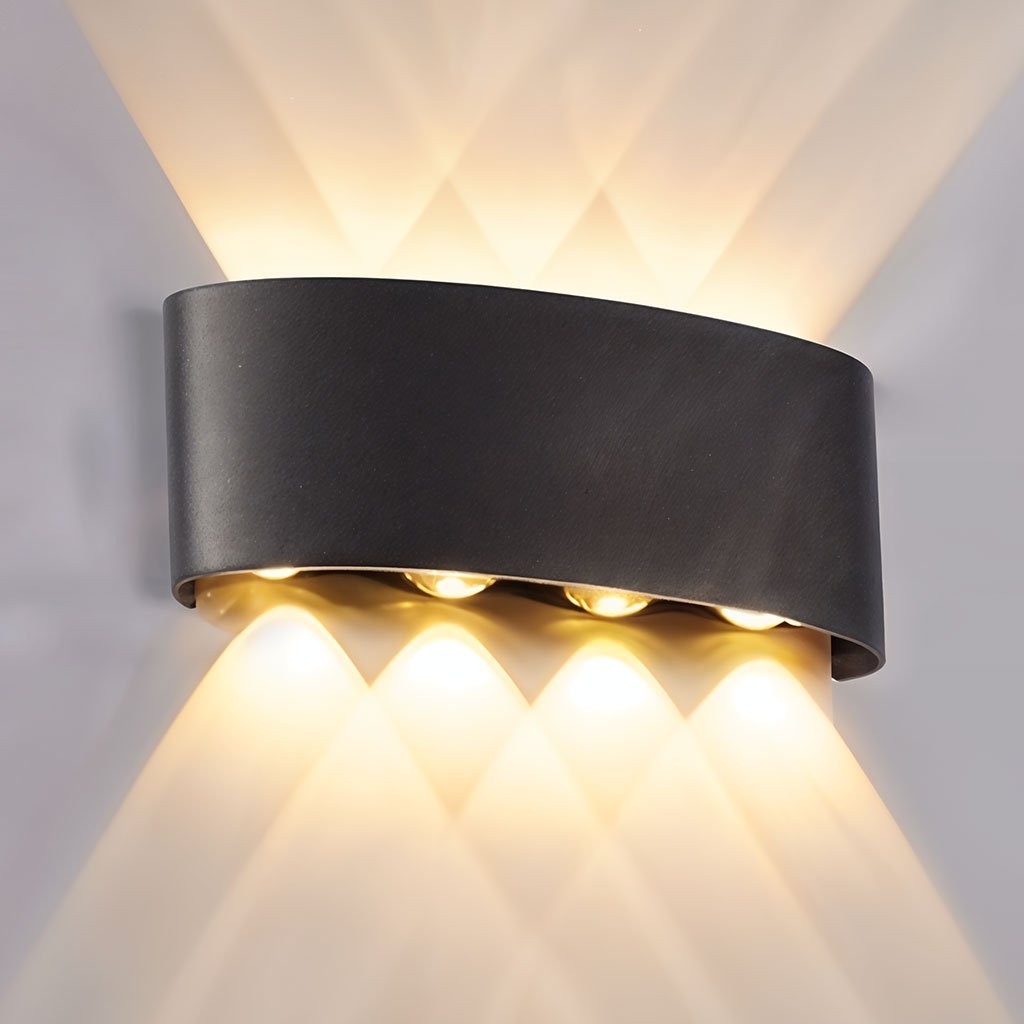 LED-8W-4LAMPE-CNC-2.jpg Applique Murale LED 8W D’Éclairage Extérieur 4 Lampes en PP - الصورة 1