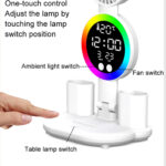 ⁦Lampe de Bureau LED Ambiante avec Alarme et Lumière RGB – مصباح مكتب ومنبه بأضواء ملونة⁩ - الصورة ⁦4⁩
