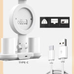 ⁦Lampe de Bureau LED Ambiante avec Alarme et Lumière RGB – مصباح مكتب ومنبه بأضواء ملونة⁩ - الصورة ⁦3⁩