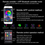 ⁦Lumière Ambiante RGB Pour l’Intérieur de Voiture avec Télécommande + APP Contrôle⁩ - الصورة ⁦6⁩