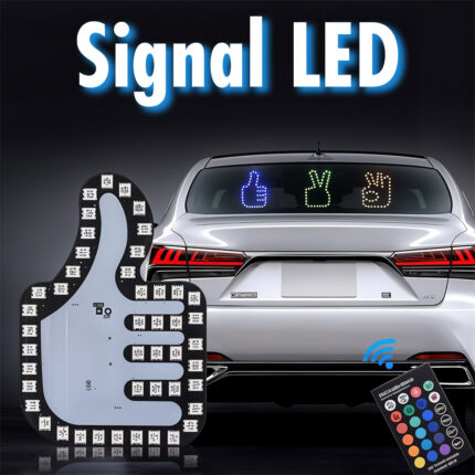 Lumière LED Doigts de Signalisation pour Voitures 1PCS