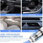 ⁦Aspirateur sans Fil Portable avec 4 Têtes Accessoires 9000Pa – مكنسة كهربائية محمولة⁩ - الصورة ⁦5⁩