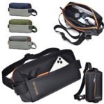 Sac de Poitrine Fashion pour hommes avec bandoulière LX067 – حقيبة أغراض حجم كبير