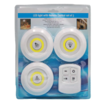 ⁦Kit de 3 lampes Led sans fil avec télécommande⁩ - الصورة ⁦5⁩