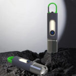 ⁦Lampe de poche LED zoomable 4 modes, Rechargeables 1800mAh⁩ - الصورة ⁦3⁩