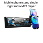 ⁦Poste radio BT Avec Support smart-phone intégré 1 Din Radio FM ,SD,TF, 2-USB 12V⁩ - الصورة ⁦2⁩