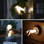 ⁦Veilleuse LED à Levier avec Interrupteur à bascule Rechargeable – مصباح غرف نوم قابل للشحن⁩ - الصورة ⁦6⁩
