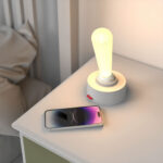 ⁦Veilleuse LED à Levier avec Interrupteur à bascule Rechargeable – مصباح غرف نوم قابل للشحن⁩ - الصورة ⁦4⁩