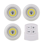 ⁦Kit de 3 lampes Led sans fil avec télécommande⁩ - الصورة ⁦4⁩
