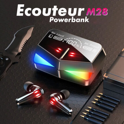 M28 Wireless Earbuds TWS Bluetooth 5.1 Gaming Monster