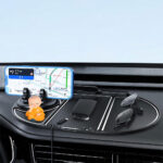 ⁦Tapis De Téléphone Antidérapant pour Voiture 6en1 Rotation à 360° – منظم أغراض في سيارة⁩ - الصورة ⁦5⁩