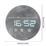 ⁦Horloge Murale Moon Numérique LED 13 Pouces – ساعة حائط رقمية⁩ - الصورة ⁦3⁩