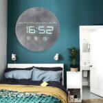⁦Horloge Murale Moon Numérique LED 13 Pouces – ساعة حائط رقمية⁩ - الصورة ⁦5⁩