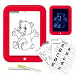 ⁦Tablette à dessin magique 3D avec lumière LED et stylo aquarelle – لوحة رسم ثلاثية الأبعاد مزودة بإضاءة أقلام مائية ملونة⁩ - الصورة ⁦7⁩