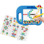 ⁦Tablette de Dessin Magnétique pour Enfants : Tableau de Croquis Éducatif avec Billes Colorées et Stylet Magnétique⁩ - الصورة ⁦5⁩