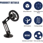 ⁦Support Téléphone Voiture Magnétique Rotatif à 360° – حامل هاتف مغناطيسي⁩ - الصورة ⁦4⁩