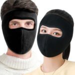 Masque moto pour l’hiver coupe-vent en polaire avec protection pour les yeux – قناع مضاد للبرد لسائقي الدراجات النارية