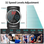 ⁦Appareil de Massage Musculaire Masseur de Muscle de Corps 32 Niveaux de Force Réglables 4 Têtes⁩ - الصورة ⁦4⁩