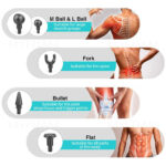 ⁦Appareil de Massage Musculaire Masseur de Muscle de Corps 32 Niveaux de Force Réglables 4 Têtes⁩ - الصورة ⁦6⁩