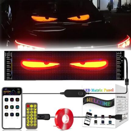 Bande LED Matrix Panel pour camion et voiture écran souple programmable (120 x 595 mm)