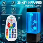 ⁦Lumière D'Ambiance Méduse LED, Veilleuse Décoration Bureau Table , Carré V2⁩ - الصورة ⁦5⁩