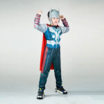 ⁦Tenue de Deguisement Muscle Thor Pour Enfants⁩ - الصورة ⁦3⁩