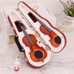 ⁦Boîte à Musique Vintage avec Déesse Rotative et Mécanisme de Violon – صندوق موسيقى مع آلية كمان⁩ - الصورة ⁦4⁩