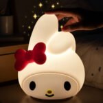 Veilleuse Enfant My Melody Lampe LED avec Lumière Douce – مصباح سيليكون لغرف الأطفال