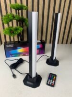 ⁦Desktop RGB Background Wall Atmosphere Lighting Bar 2pcs – اعمدة إضاءة لخلفية المكتب⁩ - الصورة ⁦3⁩