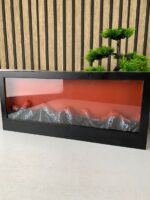 ⁦Cheminée LED décorative effet flammes forme rectangulaire⁩ - الصورة ⁦7⁩
