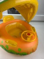 ⁦Bouée de natation gonflable pour bébé avec toit et Claxone – عوامة أطفال مع مظلة⁩ - الصورة ⁦11⁩