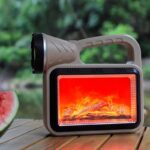 ⁦lampe de camping solaire LED à flamme d'atmosphère multifonction charge USB et Power-bank⁩ - الصورة ⁦2⁩