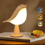 Lampe De Chevet Design Oiseau Rechargeable avec 3 Modes Dimmable – مصباح ديكور على شكل عصفور
