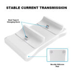 ⁦Station de charge sans fil Type C Double Chargeur pour Manette PS5 – شاحن يد التحكم⁩ - الصورة ⁦2⁩