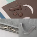 ⁦Pack 2 Sac de rangement Pliable pour vêtements à motifs de dessins animés Grande capacité - طقم2 قطع حقيبة تخزين ذات سعة كبيرة لللحاف والملابس⁩ - الصورة ⁦8⁩