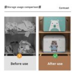 ⁦Pack 2 Sac de rangement Pliable pour vêtements à motifs de dessins animés Grande capacité - طقم2 قطع حقيبة تخزين ذات سعة كبيرة لللحاف والملابس⁩ - الصورة ⁦2⁩