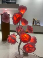 ⁦Lampe de Table fleur avec LED – مصباح طاولة زهور⁩ - الصورة ⁦10⁩