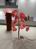 ⁦Lampe de Table fleur avec LED – مصباح طاولة زهور⁩ - الصورة ⁦9⁩