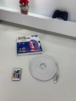 ⁦Bande LED Néon Flexible RGB 5m avec Bluetooth et USB – شريط إضاءة نيون مرن بطول 5 أمتار مع بلوتوث⁩ - الصورة ⁦8⁩
