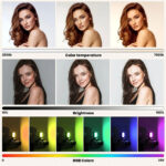 ⁦Lampe Selfie RGB Fil Light 3000-9900K U80PRO – مصباح لصناع المحتوى⁩ - الصورة ⁦7⁩